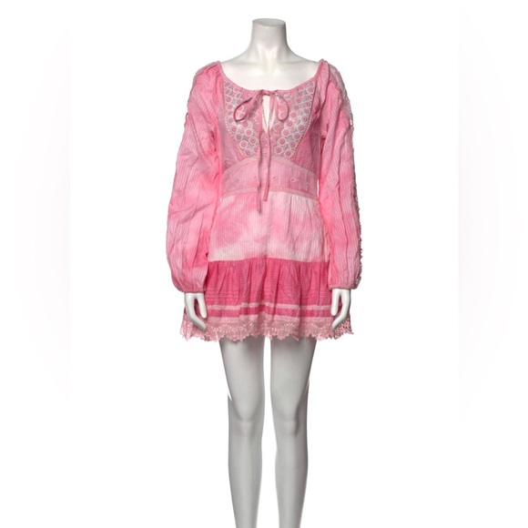 LoveShackFancy Dresses & Skirts - LoveShackFancy Boho Tie-Dyed A-Line Dress. Like New Condition. MSRP:$450 Size 4.